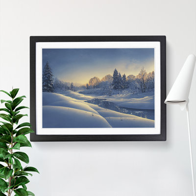 XH1022-10234X Winter Landscape Sunrise Vol.4 - Single Picture Frame Painting