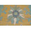 Turquoise Blue Floral Oushak Vegetable Dye Area Rug 8x10