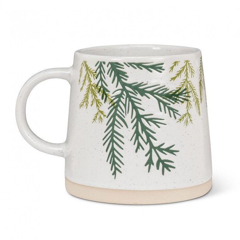 Grande tasse avec branches en cèdre