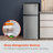 Magic Chef 4.5-cu. ft. Mini Refrigerator with Freezer in Platinum Steel-122503471