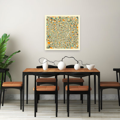 Abstract Munich City Abstract Colorful Geometric City Wall Art Print