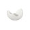 Cast Naturals Resin Abstract Contemporary Decorative Bowl in White