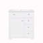Meuble-lavabo simple 30 po avec plateau en céramique Shavante