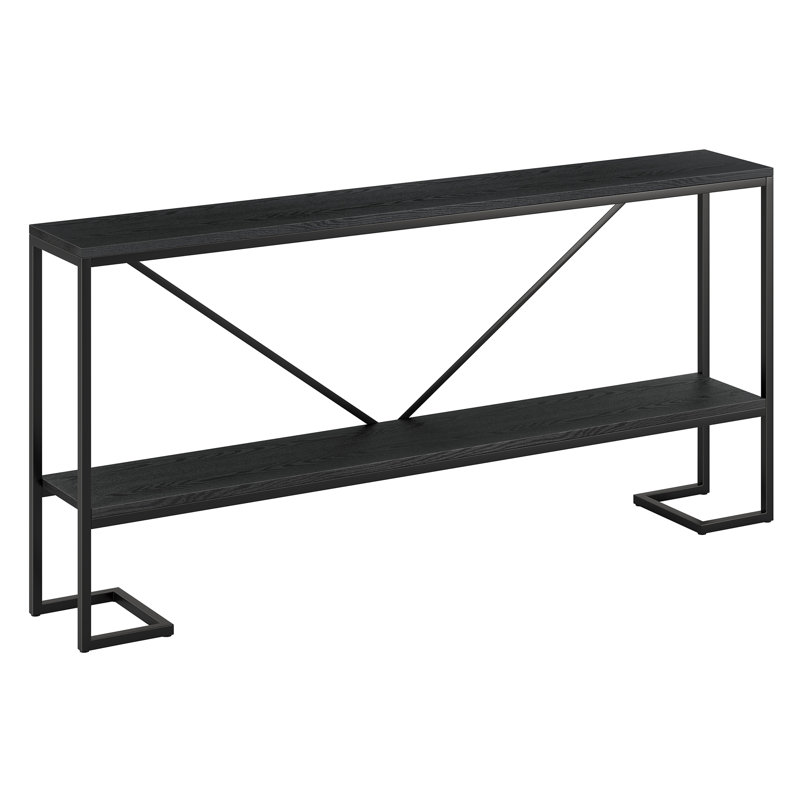 162.5cm Console Table, Black