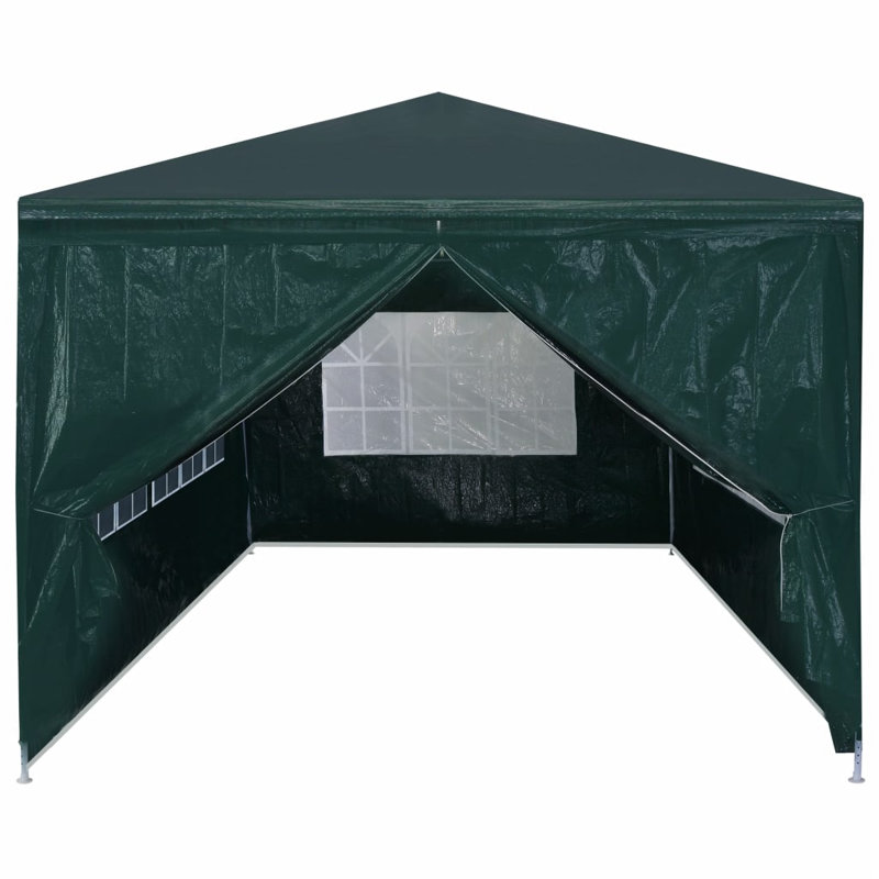 3m x 6m Steel Party Tent, Green