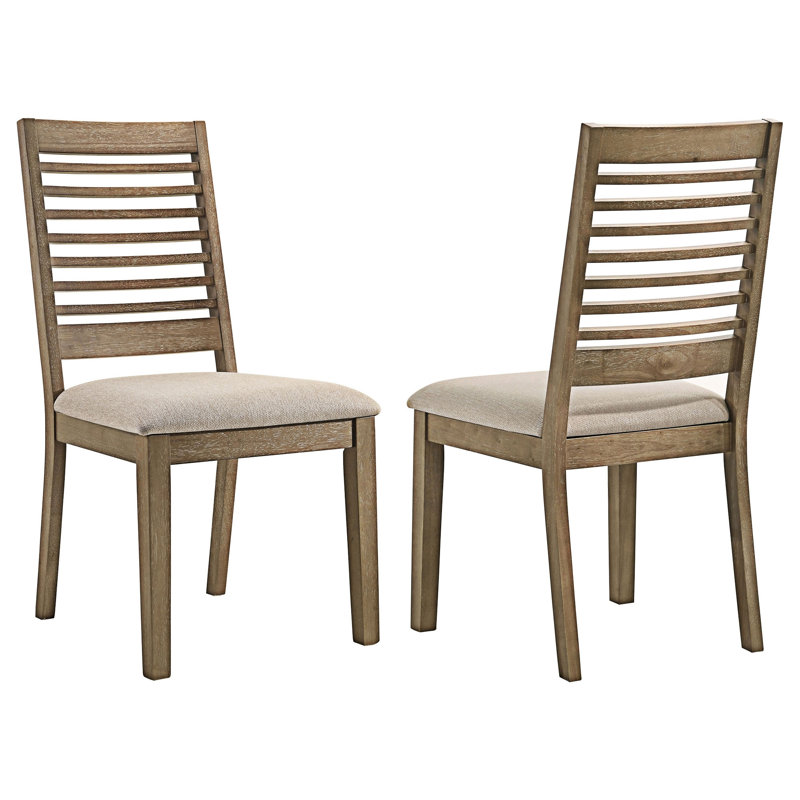 Chaise d'appoint en bois (ensemble de 2)
