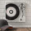 « rétro analog recording player », reproduction d’impression sur toile tendue-33419340