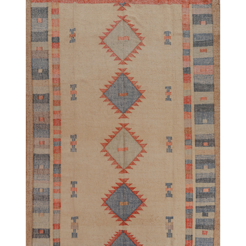 Tapis turc moderne à tissage plat 8 x 10