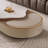Microcrystalline stone adjustable coffee table