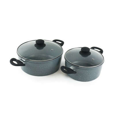 2 Pc DALEMOOR Forged Casserole Set