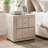 Gianni 2-Drawer Velvet Nightstand-479758665