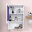 Armoire de rangement murale avec miroir-1653466063