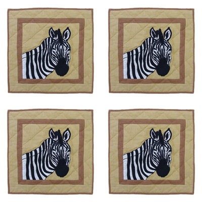 Safari Cotton Throw Pillow
