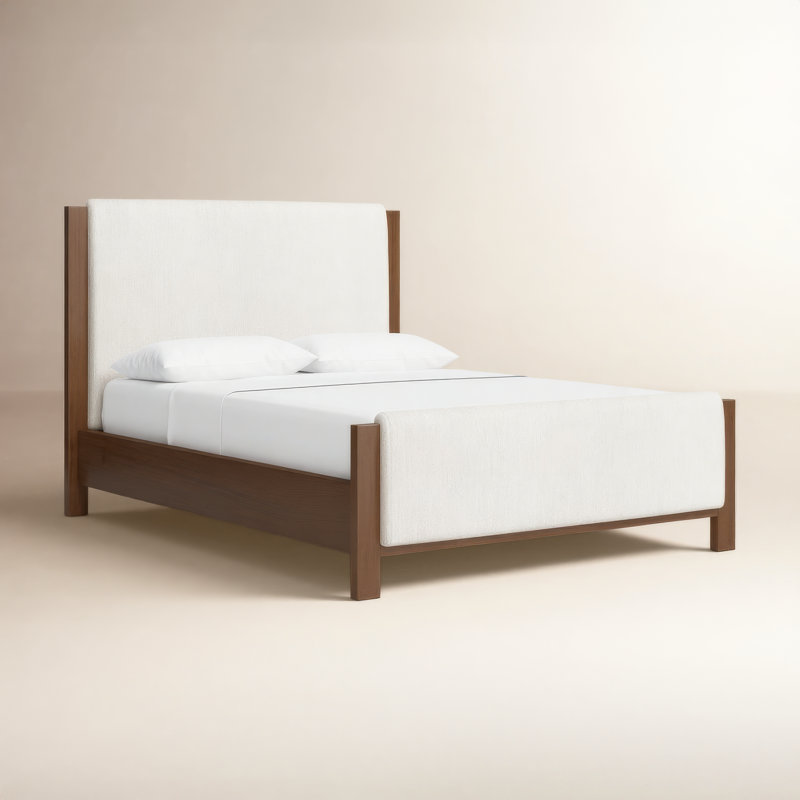 WILLEM Upholstered Bed, Queen, Omari Natural