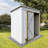 5 ft. W x 4 ft. D Metal Lean-to Storage Shed-98200925