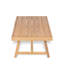 Table basse de patio en bois d'acacia