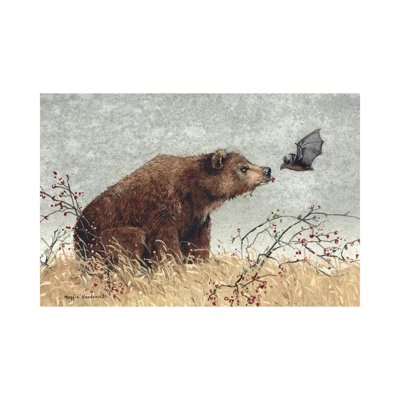 Chance Encounter by Maggie Vandewalle - Painting on Canvas, Wrapped Canvas, 30.48 cm H x 45.72 cm W