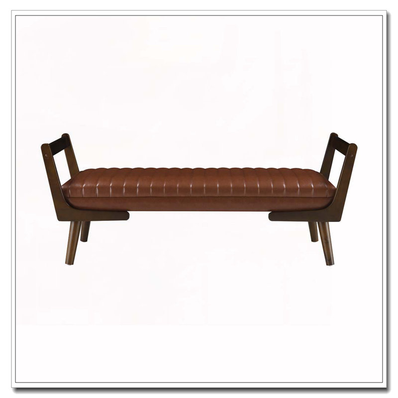 Banc rembourré 52 po, Cognac