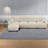 Compression Cozy Sectionals Chenille Modular Modern Home Sofa