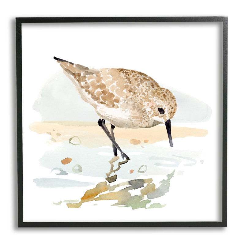 «Sandpiper Sandor» par Victoria Barnes, H 17 po x l 17 po x P 1,5 po