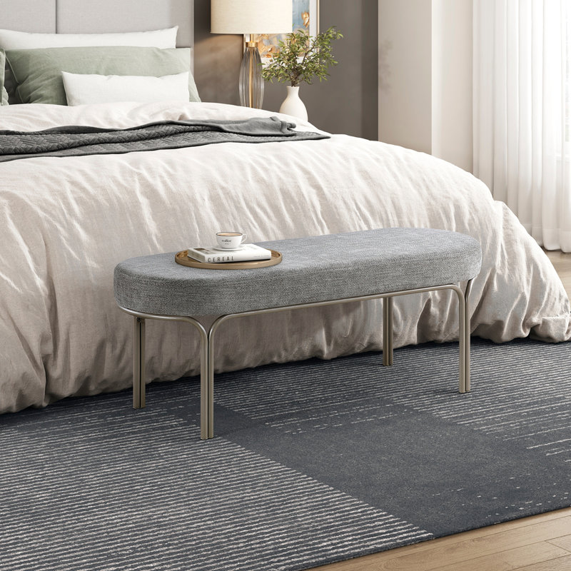 Banc en chenille 1 pièce Modern Home Furniture