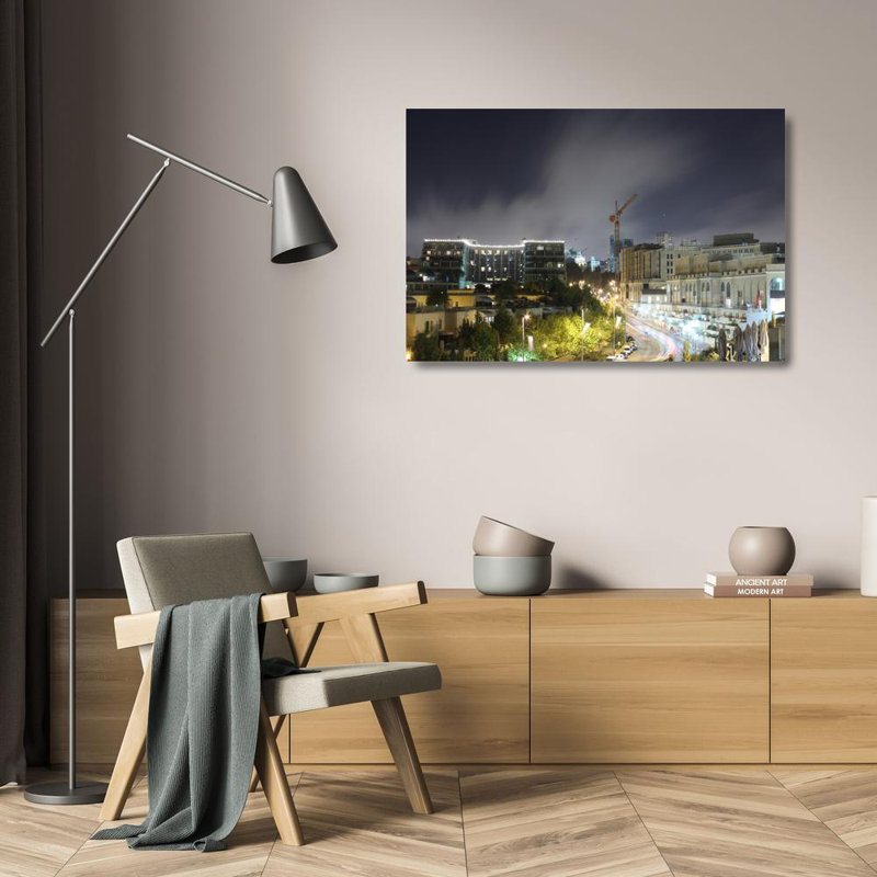 Jerusalem at Night, 16" H x 24" W