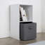 Mirielle 61 cm H x 31 cm W Cube Bookcase