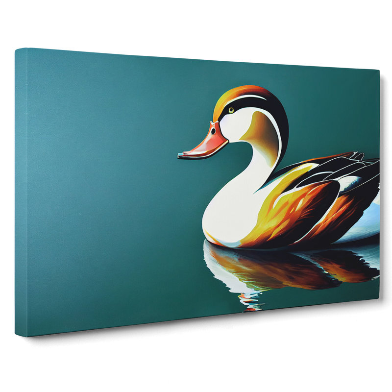 Electrifying Duck - Wrapped Canvas, 40cm H x 60cm W x 3cm D