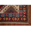 Tapis oriental géométrique brun Kazak