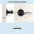Black Single Dummy Door Lever-51961925