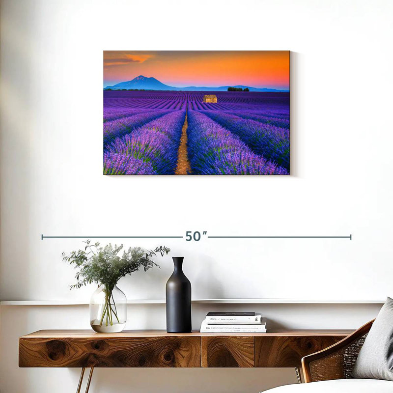 Alvord superbe champ de lavande Valensole, H 20 po x l 30 po