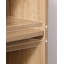 Armoire de rangement Mid-Century moderne avec portes en rotin tissé