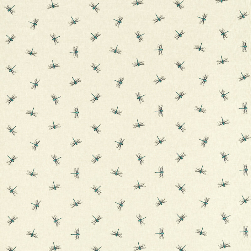 Amazonia Damsel Fabric, Teal
