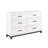 Garretson White 6 Drawer Dresser