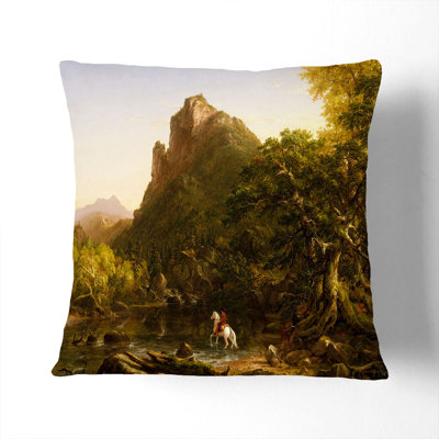 The Mountain Ford Square Throw Cushion