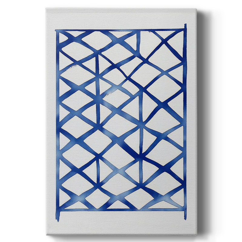 Toile tendue abstraite avec cadre CLCLXXII - Prêt à être accroché, H 36 po x l 24 po