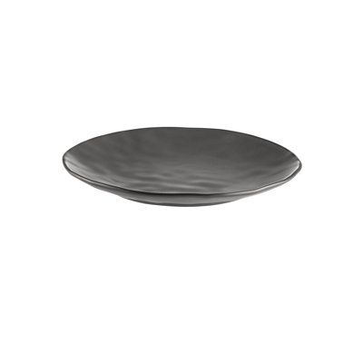 CAC China Plate Dark Green 8"