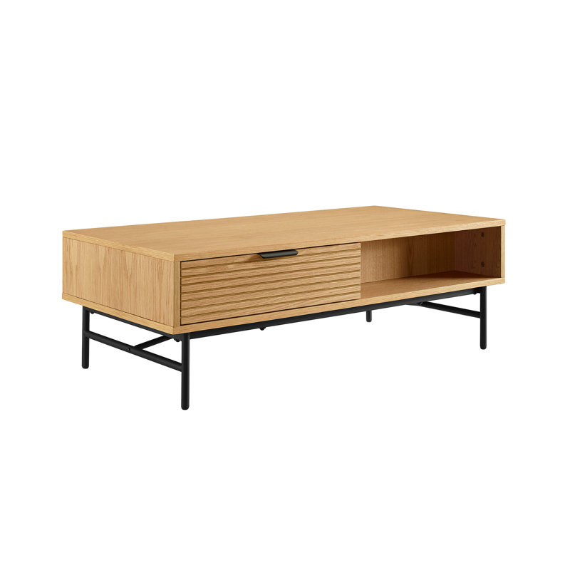 Jataya Four Leg Coffee Table with Storage
