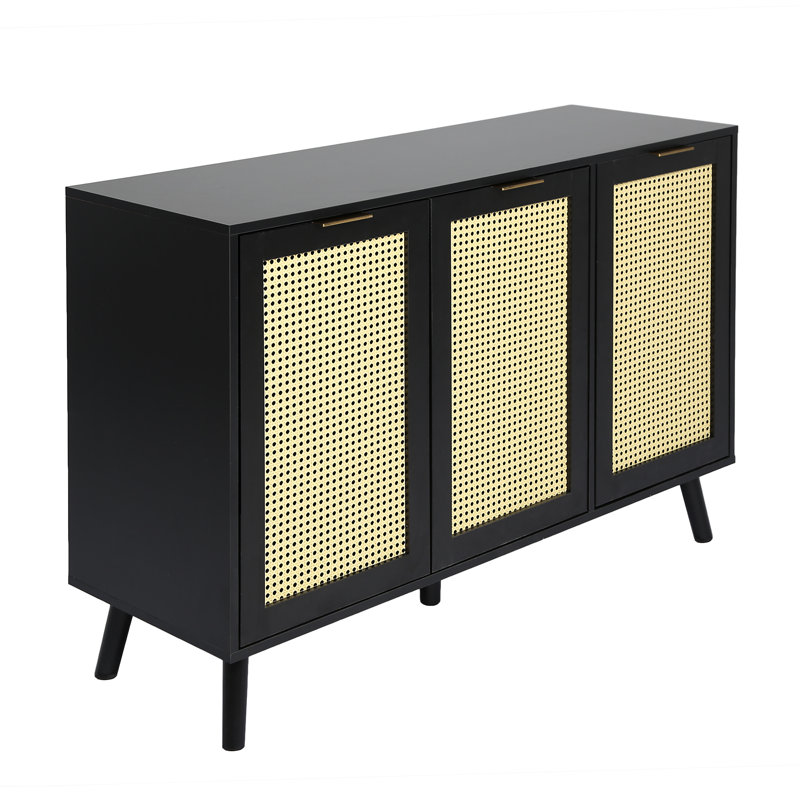 Craven 3-door Cane Cabinet