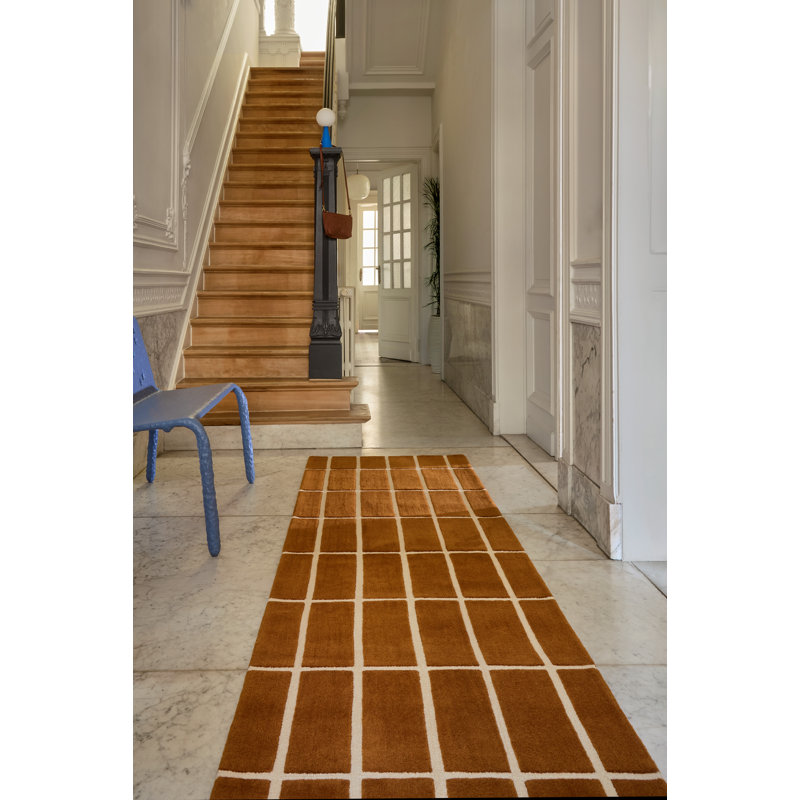 Tiiliskivi Green | 132907, Runner 2' x 8', Brown