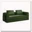 Canapé-lit convertible en velours côtelé avec coussin cylindrique Corduroy-336663276