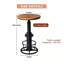 Table de salle à manger à hauteur de comptoir 23,62 po-86560745