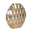 Vase ovale moderne en métal texturé-67074740-7387882