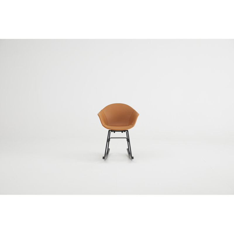 Chaise à bascule TA, Noir