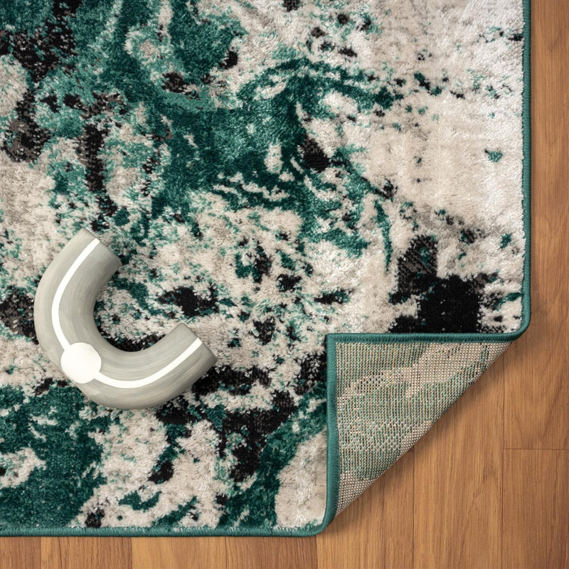Abstract Indoor Rug, Rectangle 6' x 9'