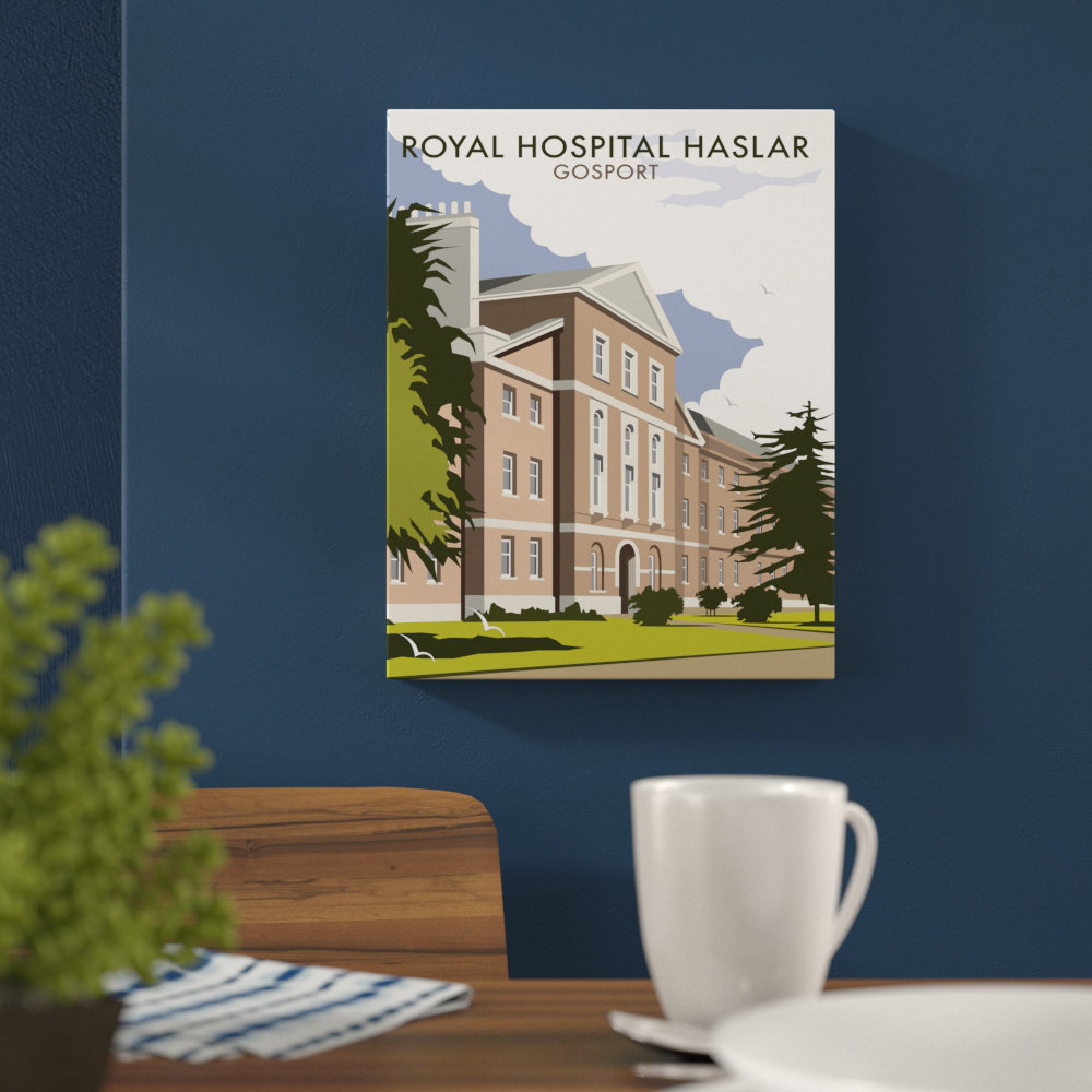 Royal Hospital Haslar, Gosport by Dave Thompson Vintage Advertisement