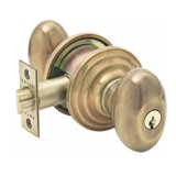 Egg Keyed Door Knob with Regular Rosette