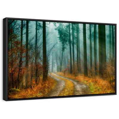 Impression sur toile Autumn Forest Pathway
