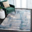 Tapis abstrait bleu / gris-524883888