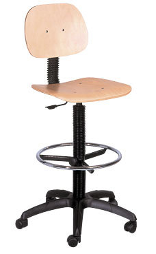 Symple Stuff Drafting Chair, Wheels